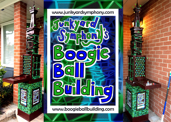 Junkyard Symphony's Boogie Ball Building