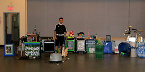Junkyard Symphony's Circo Eco at the Careleton Memorial Daycare.