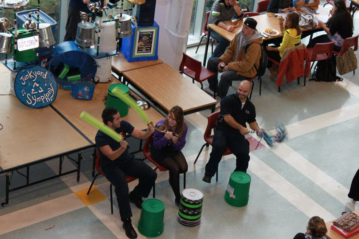 Junkyard Symphony at La Cit Collgiale.