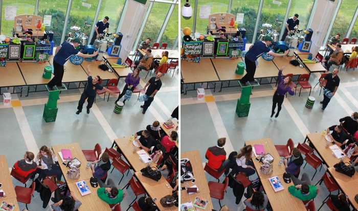 Junkyard Symphony at La Cit Collgiale.