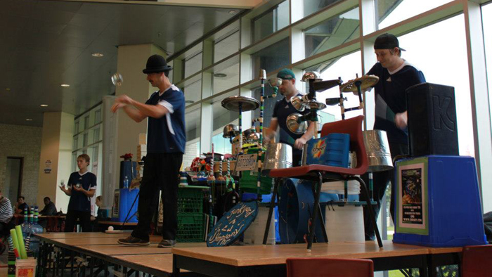 Junkyard Symphony at La Cit Collgiale.