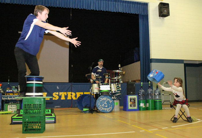 Junkyard Symphony at Caldwell Street Public School.