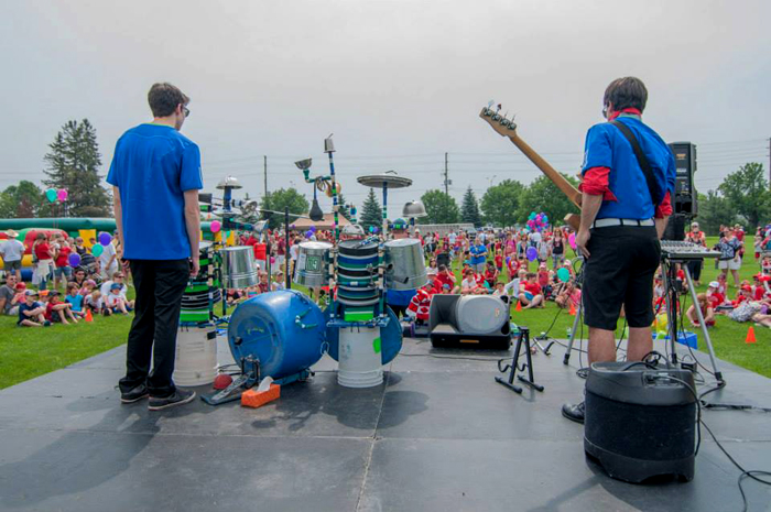 Junkyard Symphony at Riverside South Canada Day.