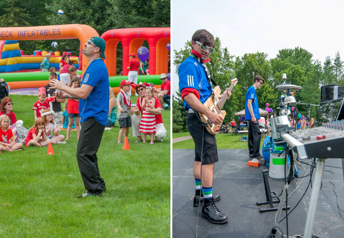 Junkyard Symphony at Riverside South Canada Day.