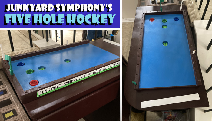 Junkyard Symphony's Five Hole Hockey