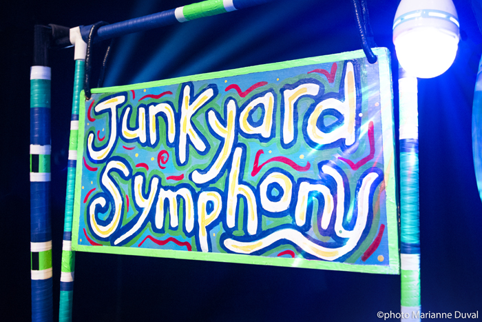 Junkyard Symphony's Online Rhythm Workshop at la Nouvelle Scene, Feb, 2021.