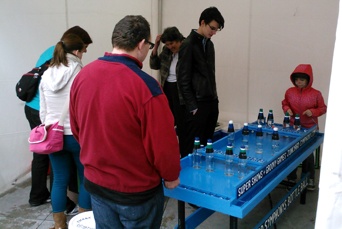 Awesome Alex teaches children to play Bottle Ball.