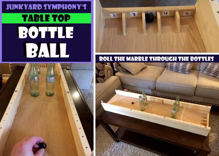 Junkyard Symphony's Table Top Bottle Ball