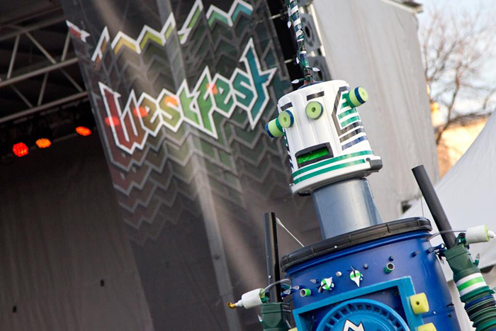 Junkyard Symphony at Westfest.