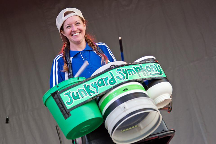 Junkyard Symphony at Westfest.