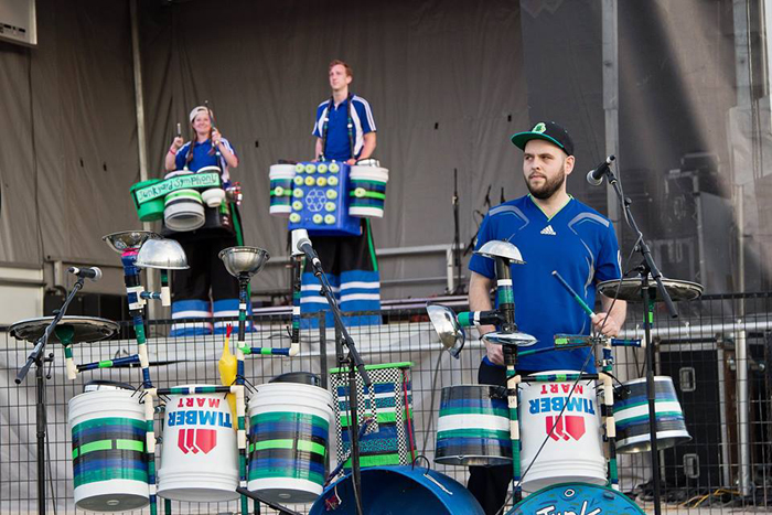 Junkyard Symphony at Westfest.