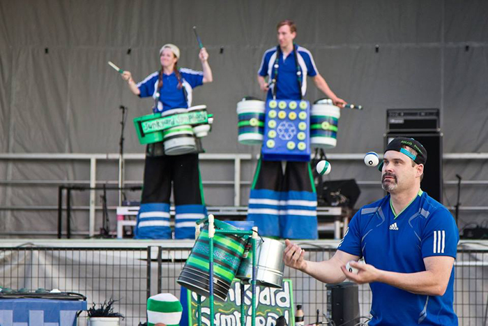 Junkyard Symphony at Westfest.