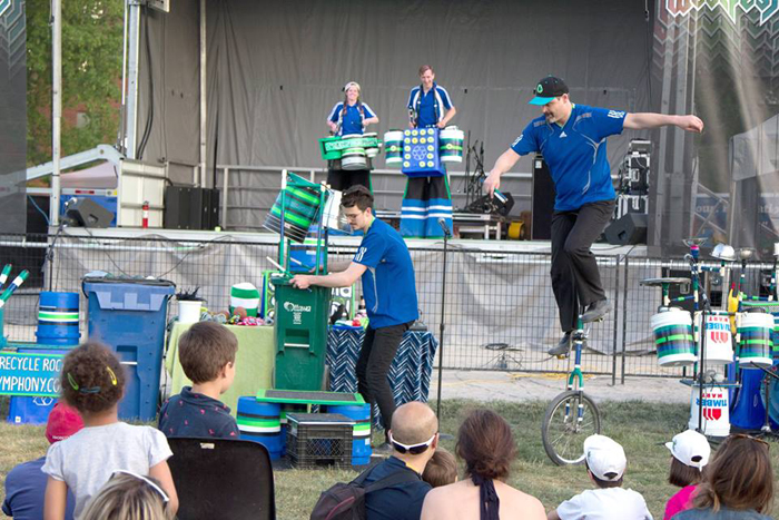 Junkyard Symphony at Westfest.