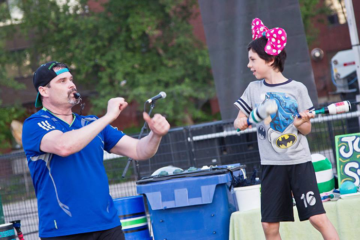 Junkyard Symphony at Westfest.