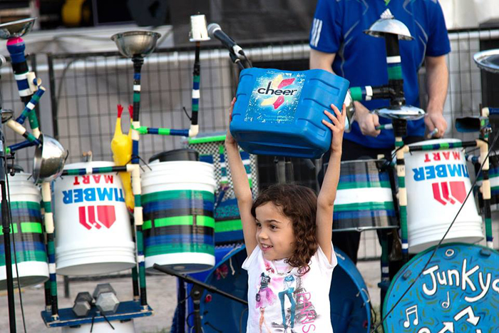 Junkyard Symphony at Westfest.